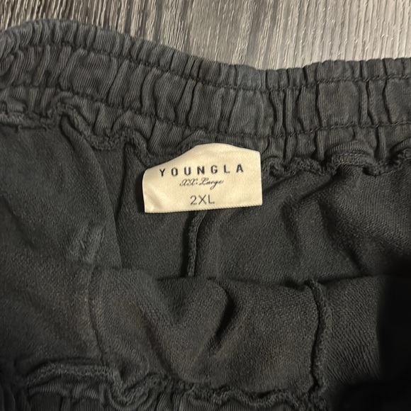 🍍YOUNGLA DRAWSTRING SHORTS🍍SZ 2xl🍍 - Picture 2 of 3